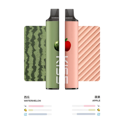 kis puffs 鎧斯 號一次性電子煙西瓜，蘋果