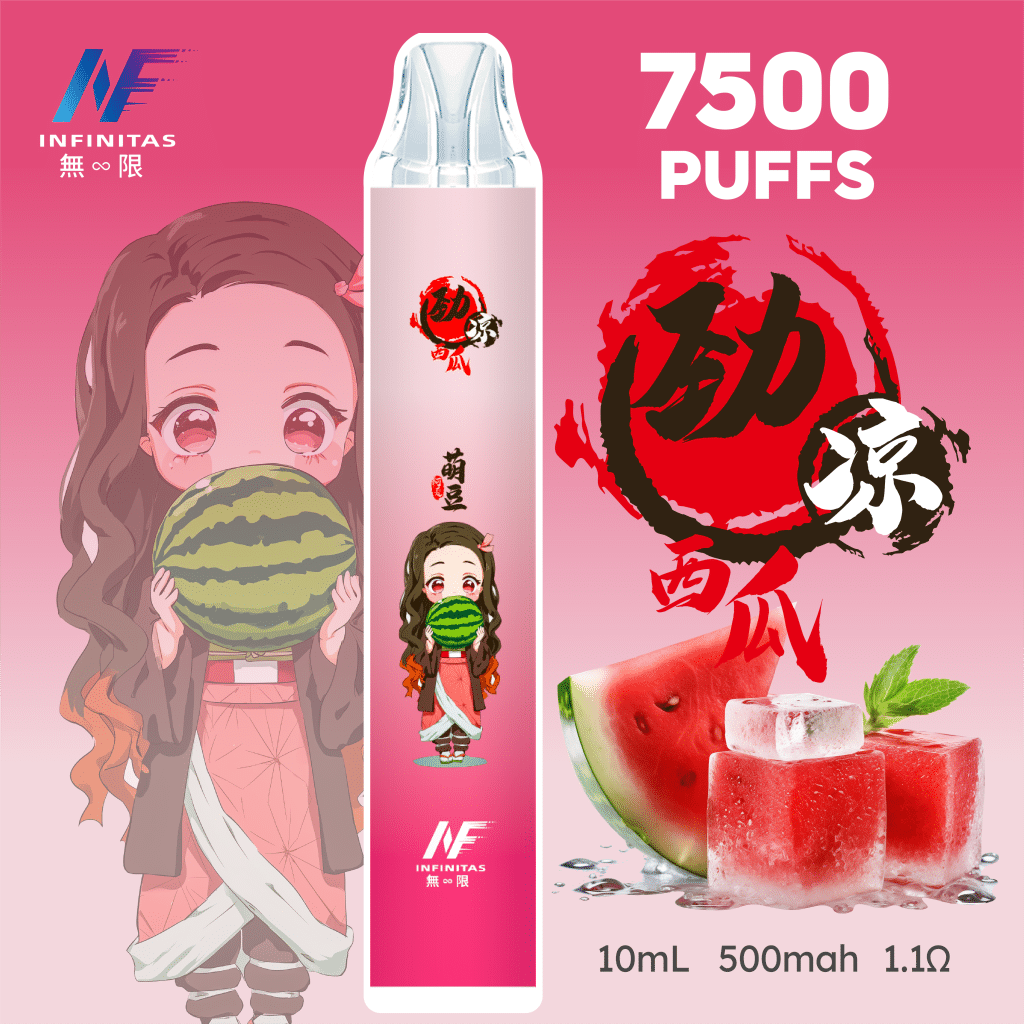 INF 無限 7500口拋棄式電子煙 西瓜